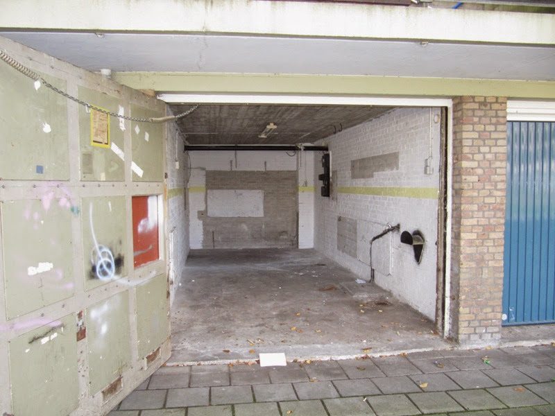 Garagebox vooraanzicht vanaf de straat